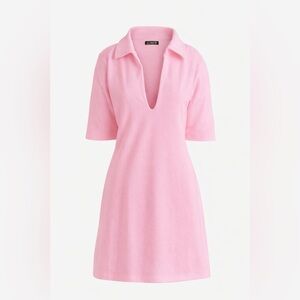 J. Crew Polo Mini Dress in Towel Terry
